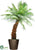 Silk Plants Direct Outdoor Areca Palm Tree - Green - Pack of 1