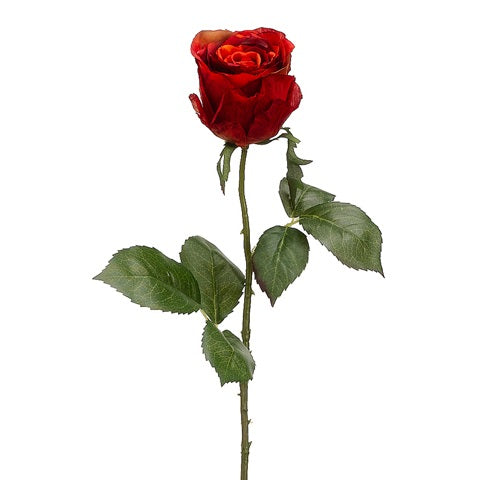 Terracotta Brick Roses | Rust Artificial Flowers | Silk Plants Direct