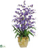 Silk Plants Direct Triple Dancing Lady - Purple - Pack of 1