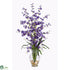 Silk Plants Direct Dancing Lady Liquid Illusion - Purple - Pack of 1
