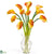 Silk Plants Direct Calla Lily - Yellow - Pack of 1