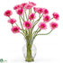 Silk Plants Direct Gerber Daisy Liquid Illusion - Pink - Pack of 1