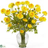 Silk Plants Direct Ranunculus Liquid Illusion - Yellow - Pack of 1