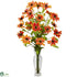 Silk Plants Direct Cosmos - Orange - Pack of 1