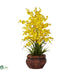 Silk Plants Direct Dancing Lady - Yellow - Pack of 1
