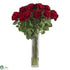 Silk Plants Direct Large Rose - Red - Pack of 1
