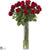 Silk Plants Direct Rosebud - Red - Pack of 1