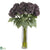 Silk Plants Direct Hydrangea - Purple - Pack of 1