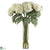 Silk Plants Direct Hydrangea - White - Pack of 1