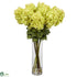 Silk Plants Direct Giant Hydrangea - Yellow - Pack of 1