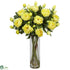 Silk Plants Direct Giant Peony - Yellow - Pack of 1