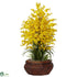 Silk Plants Direct Large Dancing Lady - Yellow - Pack of 1