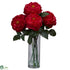 Silk Plants Direct Fancy Rose - Red - Pack of 1