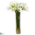 Silk Plants Direct Calla Lilly - Cream - Pack of 1