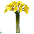 Silk Plants Direct Calla Lilly - Yellow - Pack of 1