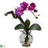 Silk Plants Direct Mini Phalaenopsis - Purple - Pack of 1