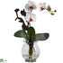 Silk Plants Direct Mini Phalaenopsis - White - Pack of 1