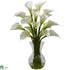 Silk Plants Direct Galla Calla Lily - Cream - Pack of 1
