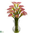Silk Plants Direct Galla Calla Lily - Pink - Pack of 1