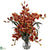 Silk Plants Direct Large Cymbidium - Burgundy - Pack of 1