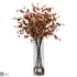 Silk Plants Direct Giant Cherry Blossom Arrangement - Red - Pack of 1