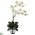 Silk Plants Direct Double Phal Orchid - Cream - Pack of 1