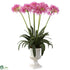 Silk Plants Direct African Lily - Pink - Pack of 1