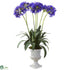 Silk Plants Direct African Lily - Purple - Pack of 1