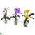 Silk Plants Direct Mixed Orchid - Assorted - Pack of 3