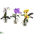 Silk Plants Direct Mixed Orchid - Assorted - Pack of 3