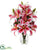 Silk Plants Direct Rubrum Lily - Pack of 1