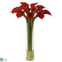 Silk Plants Direct Red Calla Lily - Pack of 1