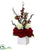 Silk Plants Direct Holiday Cheers Arrangement - Pack of 1