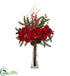 Silk Plants Direct Mixed Orchid Holiday Arrangement - Pack of 1