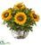 Silk Plants Direct Sunflower - Pack of 1