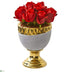 Silk Plants Direct Elegant Red Rose - Pack of 1