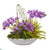 Silk Plants Direct Phalaenopsis Orchid and Fern - Pack of 1
