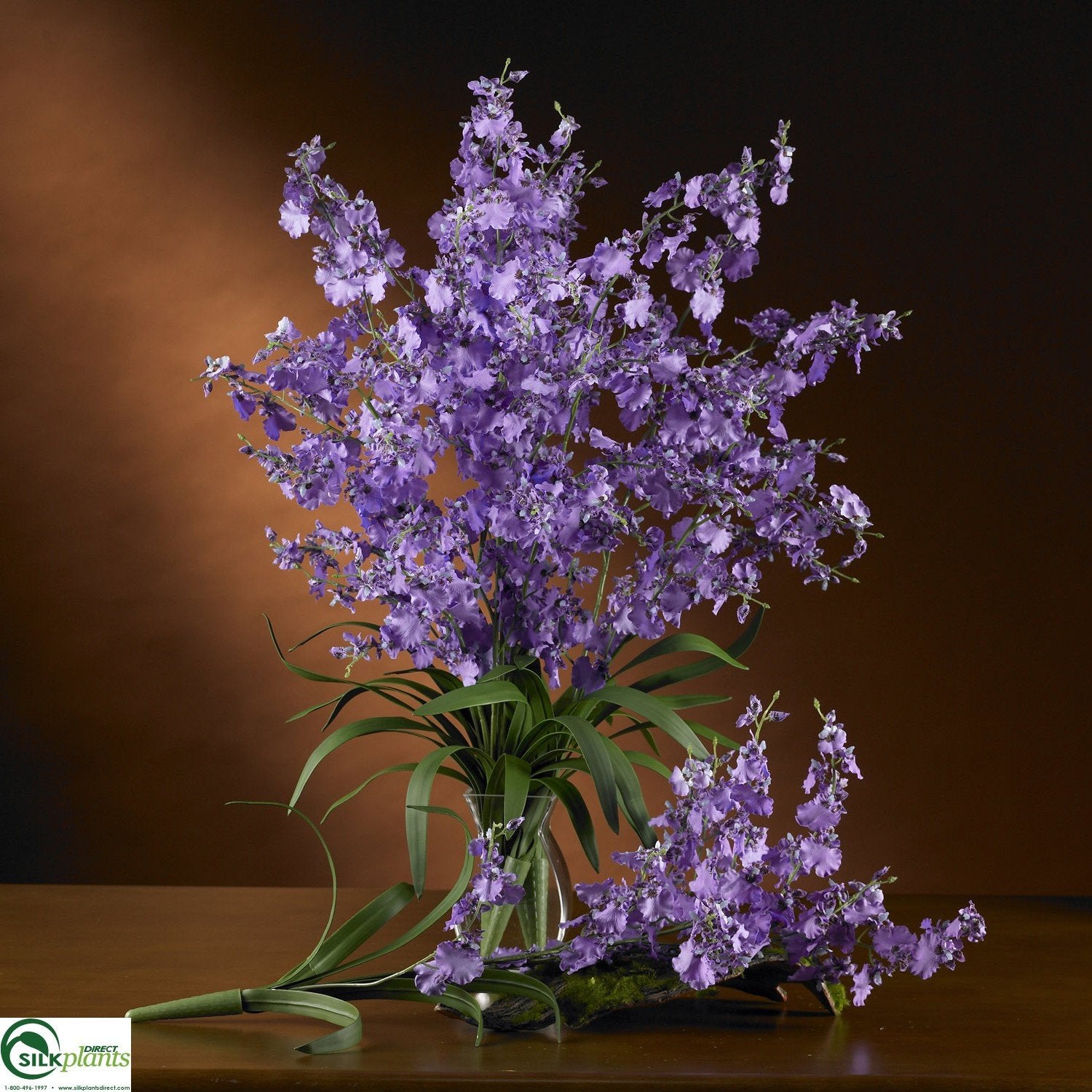 Silk Plants Direct Dancing Lady Silk Orchid Flower - Purple