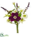Silk Plants Direct Mixed Artificial Flower Bouquet - Pack of 1