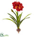Silk Plants Direct Amaryllis Artificial Flower - Pack of 1