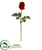 Silk Plants Direct Rose Bud Artificial Flower - White - Pack of 6