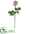 Silk Plants Direct Rose Bud Artificial Flower - Peach White - Pack of 6