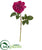 Silk Plants Direct Rose Artificial Flower - Peach Red - Pack of 6