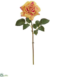 Silk Plants Direct Rose Artificial Flower - Black Red - Pack of 6