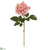Silk Plants Direct Rose Artificial Flower - American Beauty White - Pack of 6