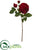 Silk Plants Direct Rose Artificial Flower - Cream - Pack of 6