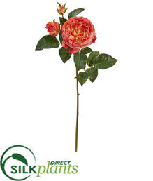 Silk Plants Direct Rose Artificial Flower - Black Red - Pack of 6