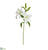 Silk Plants Direct Rubrum Lily Artificial Flower - White - Pack of 3