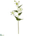 Silk Plants Direct Gloria Lily Artificial Flower - White - Pack of 4