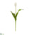Silk Plants Direct Dutch Tulip Artificial Flower - Yellow - Pack of 12